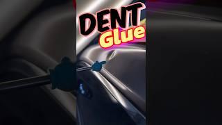 Dent repair with cold glue and hot glue | #autobodyrepair #dentrepair #paintlessdentrepair #howto