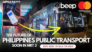 No cash/beep card? No problem! New payment option for BGC Bus and MRT 3 — Virtual Tour | MasterCard