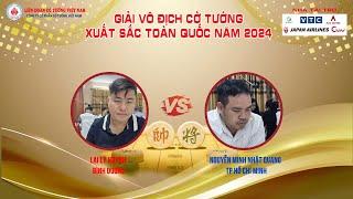 VÒNG 8: LẠI LÝ HUYNH VÀ NGUYỄN MINH NHẬT QUANG GIẢI VÔ ĐỊCH CỜ TƯỚNG XUẤT SẮC TOÀN QUỐC NĂM 2024