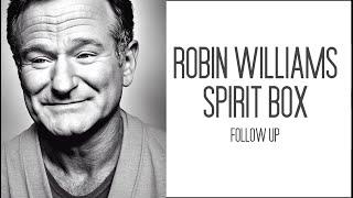 SPIRIT BOX: Robin Williams 2021. A Very Emotional Session. His own voice.