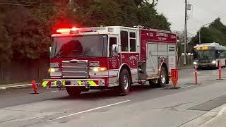 (IDIOT DRIVER WARNING!) Richmond Fire Rescue Engine 1 Returning ft. @Hall7EmergencyPhotography