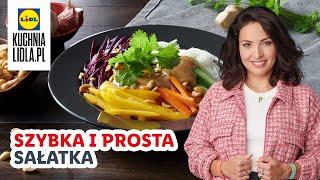 Spring rolls salad  HIT pełen świeżych warzyw!  | Kinga Paruzel & Kuchnia Lidla