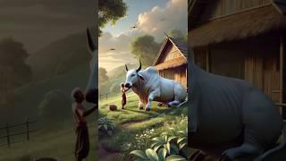 Fierce fight between white bull and red bull  #viral #shorts #youtubeshorts #ai #ytshors #trending