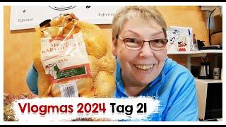  Vlogmas 2024  | Tür 21 |  LETZTER Food HAUL vor X-mas & Türchen öffnen