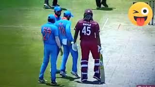 Gayle & kohli dance in cricket ground