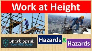 Work at height in Hindi I Work at height hazards and precautions I control measures I Spark Speak