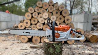 Battery Saw that looks, feels and runs like a gas saw, Stihl MSA 300C