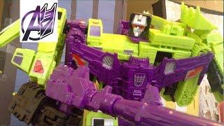 Transformers Stop Motion [Combiner Wars]Pt2 Devastator vs Defensor Stop Motion