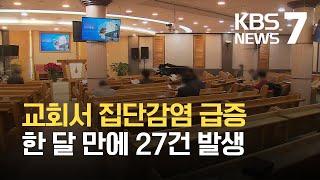 “거리두기 단계·5인모임 금지 유지”…종교시설 위험 커져 / KBS 2021.04.30.