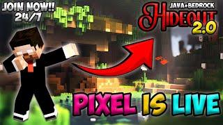 MINECRAFT LIVE! | HIDEOUT 2.0 | CRACKED | 24/7 | Join Now | Hindi