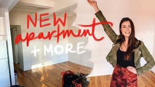 I'M MOVING! First look at my new apartment + more | VLOG