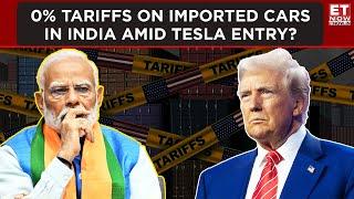 US Seeks 0% Tariffs From India On Cars Ahead Of Tesla Entry: Will India Give In? | Trump | Tariffs