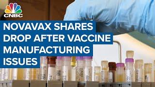 Novavax shares drop after report of Covid vaccine manufacturing issues