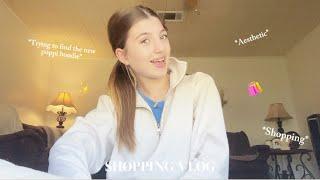 SHOPPING VLOG! Trying to find the new poppi sweatshirt, target, 2 days of shopping and more!