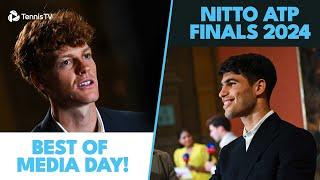 "I Don't Like Facing Him!": The Best Of Media Day  | Nitto ATP Finals 2024