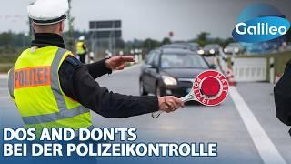 Muss ich nach Aufforderung sofort stehen bleiben? - Dos and Don'ts bei der Polizeikontrolle