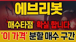[에브리봇 (핵심)주가분석] 바닥에서 매집 포착! 지금 ‘이 가격’이 세력 평단입니다 [매집포착]