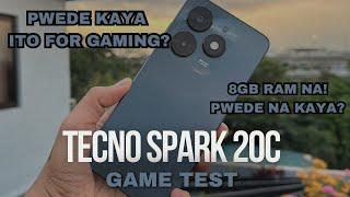 TECNO SPARK 20C GAME TEST - KAYA BA NITO ANG MGA MODERN GAMES KAHIT NA NAKA HELIO G36 LANG!?