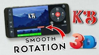 3D Channel Branding Animation || Smooth 3d Logo Rotation || Kinemaster Tutorial