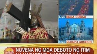 UB: Novena ng mga deboto ng Itim na Nazareno, nagsimula na