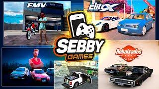 TESTEI todos os JOGOS da SEBBY GAMES e...