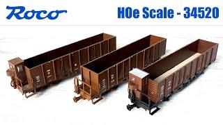 Roco HOe scale bogie open wagon - Unboxing & Review | Secondhand Model Railway