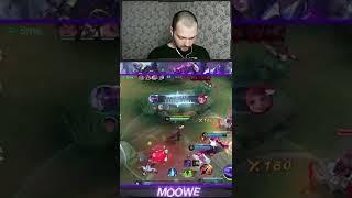 Маньяк на Москове(Момент со Стрима)В наушниках не смотреть!#shorts #mo0we #mlbb #mobilelegends #moba