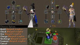 OSRS - Barrows with Warped Sceptre - Ironman Budget Setup and Mid Level Setup - No Commentary