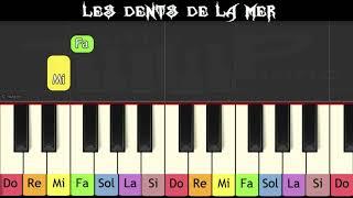 Apprendre le thème de "Les dents de la mer" au piano (très facile pour enfants ou débutants)