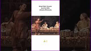 Kathak By Antonia Minnecola & Ustad Zakir Hussain On Tabla #kathak #icmdance #icmtabla #shorts
