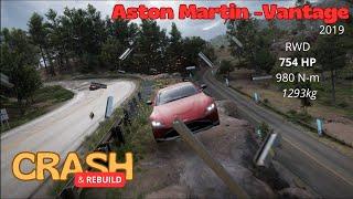 Crash & Rebuild - Aston Martin Vantage - Insane 754hp RWD / POV &  Cinematic - gameplay