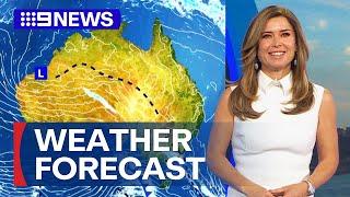 Australia Weather Update: Showers expected along country’s south | 9 News Australia