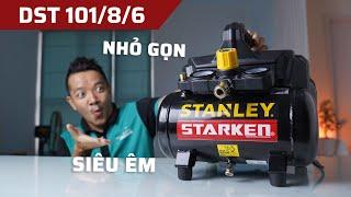 Cơ Động, Siêu Êm, Chỉ Có Thể Là Máy Nén Khí Không Dầu 6L Stanley Fatmax DST101/8/6