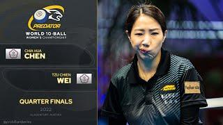 Chia Hua Chen vs. Wei Tzu Chien ▸ Predator World Women’s 10-Ball Championship