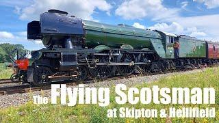 The Flying Scotsman at Skipton & Hellifield, 9th July 2023