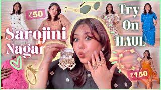 CHEAP & BEST ️ Sarojini Nagar Try On Haul Starting ₹50 | Summer 2025 ️ | ThatQuirkyMiss