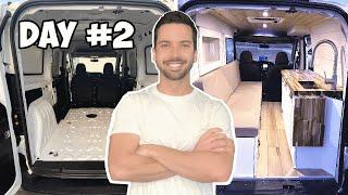 DIY MICRO CAMPER VAN BUILD | 30 Days | Start to Finish Conversion | RAM ProMaster City