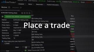 InterTrader Web-based Platform Guide: Place A Trade