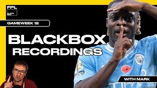 FPL BlackBox Recordings - GW12 - Firing Blanks