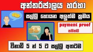 How to Earn online money in sinhala |Payment proof|Sachiya Lk