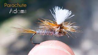 Parachute Adams, easy way to tie - McFly Angler Dry Fly Tying Tutorial