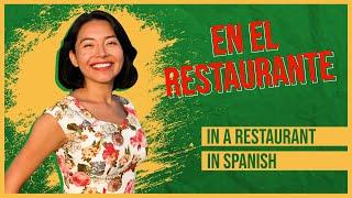 Order at a RESTAURANT in Spanish, Impress the Waiter ESSENTIAL phrases