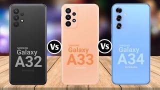 Samsung Galaxy A32 5G Vs Samsung Galaxy A33 5G Vs Samsung Galaxy A34 5G @theprtech