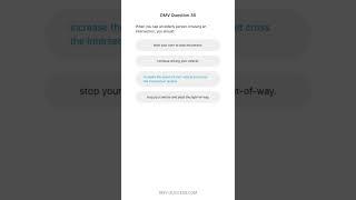 DMV Test 2023 #36: Question and Correct Answer