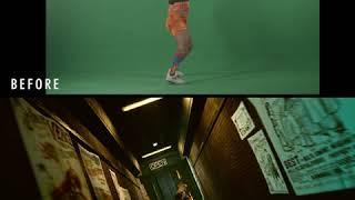 Green screen VFX shots