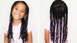 Two-Strand Twists For Little Girls-Natural Hair Tutorial