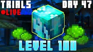  LEVEL 100/FIESTAS | Hypixel Skyblock TRIALS - Dwarven Mines [Day 47] LIVE