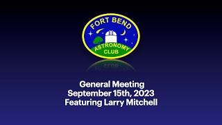 FBAC September 2023 Meeting - Larry Mitchell - on Sir William Herschel