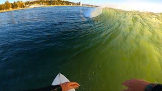 POV SURF (raw) MORNING SURF SESSION IN FUN CLEAN WAVES