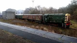 31 452 and D4167 at Meldon quarry 2nd November 2021